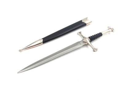 Ocelová rytířská dýka - replika SW-116