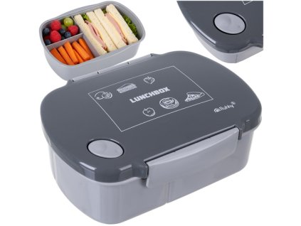 Svačinový box 800ml šedý Ruhhy 26169