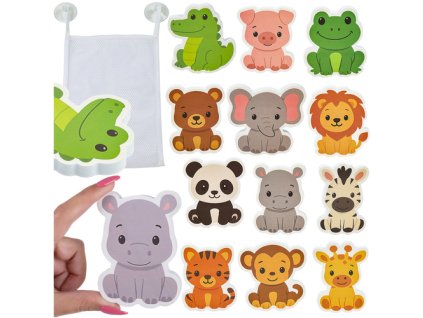 Pěnové samolepky do koupele - zvířata 26600