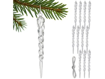 Vánoční rampouchy 12 ks Ruhhy 25377