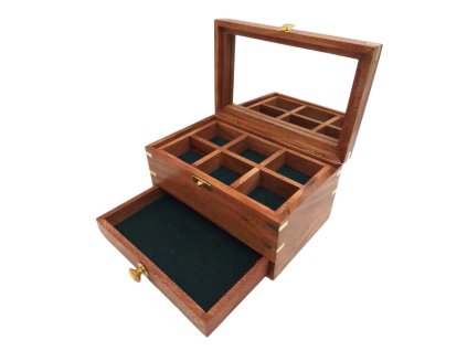 Šperkovnice - organizér 21,6 x 14,6 x 10,15 cm - DNU-022