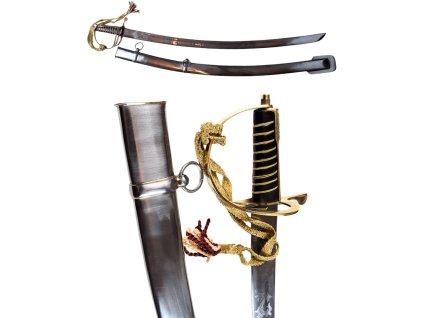 Replika šavle - polská jezdecká šavle "Radziwiłłówka" z roku 1917 s nápisem "Honor i Ojczyzna" - DD1191HO