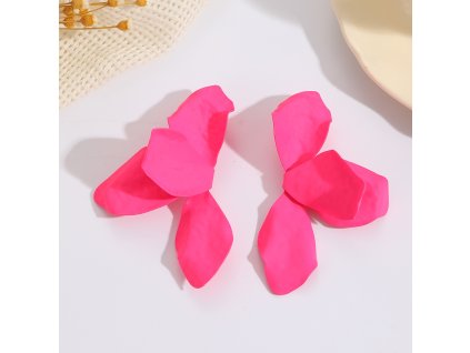 Náušnice Flor de Sol - růžové