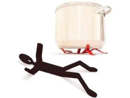 Držák na hrnce - Černá