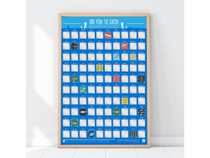 100 rybářských plakátů