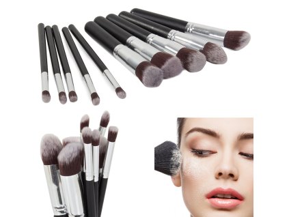 Sada profesionálních štětců na make-up 10 kusů