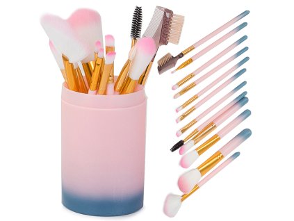 Sada profesionálních štětců na make-up 12 kusů
