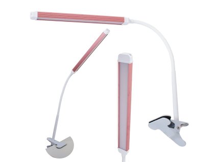 Stolní lampa bez stínu s kosmetickým klipem