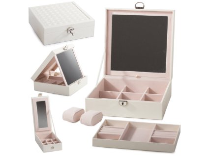 Krabička na šperky, hodinky, organizér