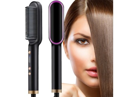 Žehlička na vlasy kartáč na narovnávání vlasů