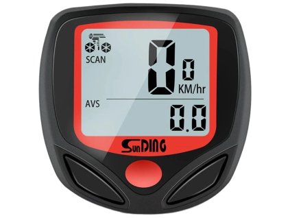 Vodotěsný cyklistický počítač 14 funkcí