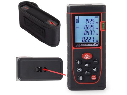 Digitální laserový měřič vzdálenosti 40 m