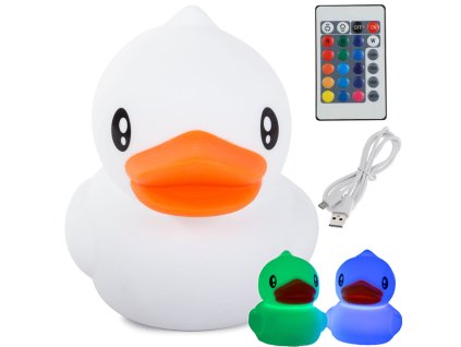 Vedl kachna noční světlo rgb dálkové ovládání usb
