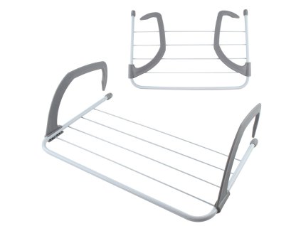 Balkonový radiátor se sušičkou na prádlo