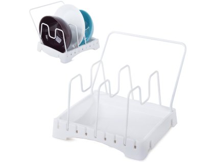 Stojan na sušení nádobí s víkem