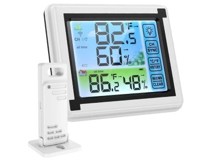Bezdrátová meteorologická stanice vlhkoměr