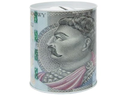 Kovová pokladnička na peníze xxl velká