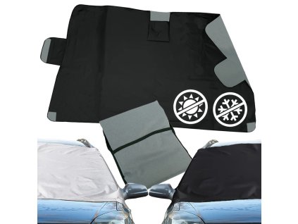 Kryt čelního skla automobilu proti mrazu velký