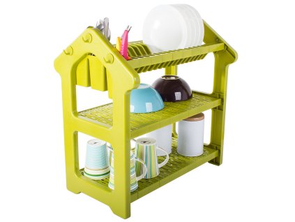 Odkapávač na sušení nádobí 3 úrovně velký