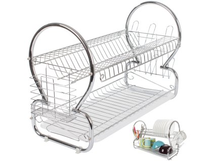 Dvoupatrový odkapávací stojanový mixér se sušičkou