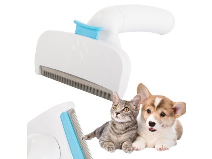 Hřebenový zastřihovač kadeří odstraňuje odumřelé psí chlupy