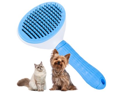 Samočisticí kartáč na srst pro psy kočky