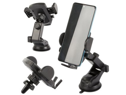 Držák do auta na telefon, čelní sklo, kokpit, silný