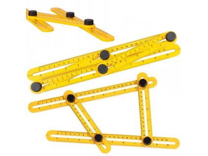Úkosové multifunkční šablony pravítko úhloměr