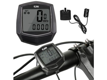 Vodotěsný tachometr na kolo s lcd displejem