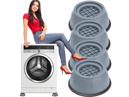 Antivibrační podložky do pračky a myčky nádobí 4 ks