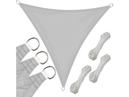 Vodotěsný zahradní slunečník 3x3x3m trojúhelník