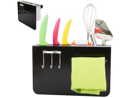 Stojan na nože kuchyňský organizér odkapávač na nože