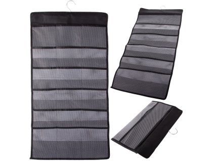 Organizér na spodní prádlo závěsný šatní skříň oboustranný 24 kapes