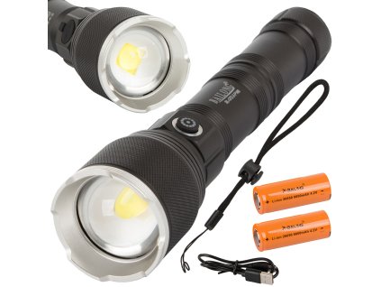 Vojenská policejní svítilna bailong cree xhp160 power