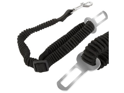 Vodítko pro psy na bezpečnostní pásy v autě elastické silné strečové vodítko