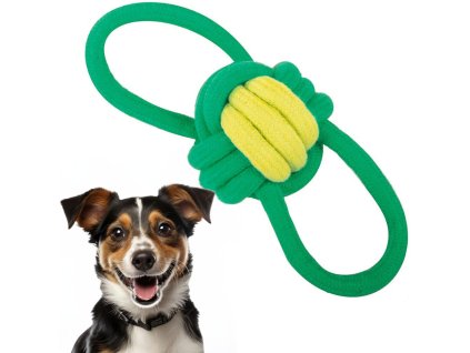 Hračka pro psy žvýkání přetahování lano silné dlouhé