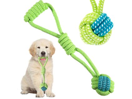 Hračka pro psy žvýkání přetahování lano silné dlouhé