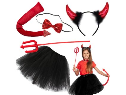 Převlek kostým ďábel ďábel halloween