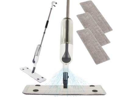 Plochý mop s rozstřikovačem válečný solidní rozstřikovač 3x mikrofibra conductor