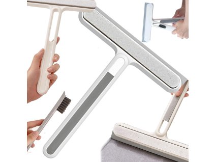 Stěrka na mytí oken s rukojetí kartáč na vodu na okna kartáč na drážky