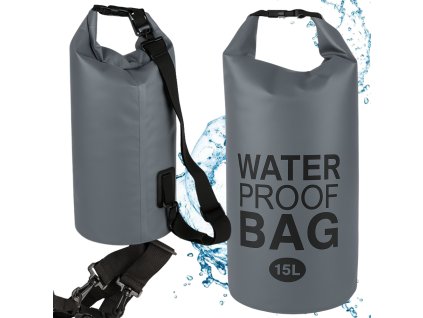 Vodotěsný vak 15l vodotěsný vak na kajak turistický batoh