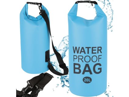 Vodotěsný vak 20l vodotěsný vak na kajak turistický batoh