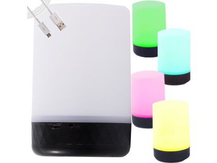 Vedl noční světlo rgb usb barva pro obývací pokoj ložnice 2 režimy 8 barev