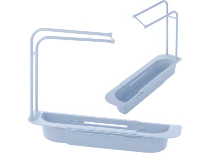 Držák kuchyňského náčiní organizér dřezu police skládací odkapávač