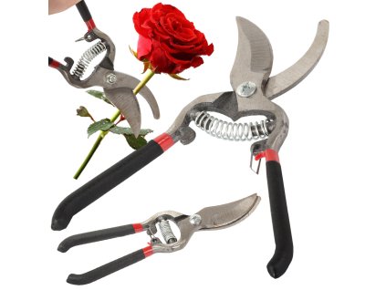 Zahradní ruční nůžky na keře kovaná ocel