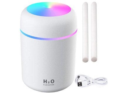 Mini zvlhčovač vzduchu difuzér aromaterapie mlha usb rgb