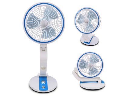 Skládací ventilátor bezdrátová stolní lampa stojící stolní ventilátor