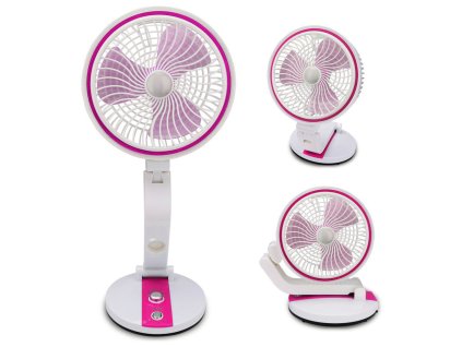 Skládací ventilátor bezdrátová stolní lampa stojící stolní ventilátor