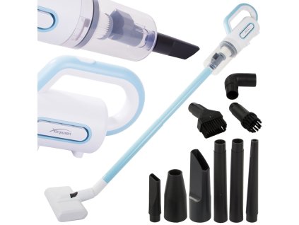 Ruční bezsáčkový vysavač se šňůrovým filtrem 800w výkonný 6 trysek