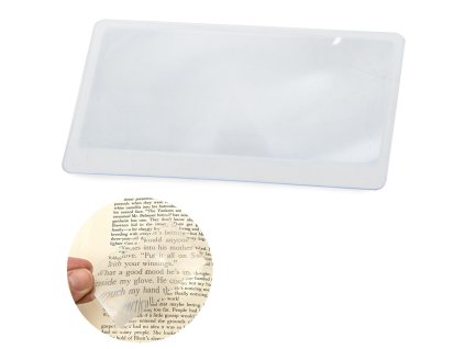 Lupa visit fresnel card 85x55mm